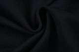 Men's casual Cotton Club Stadium print Long sleeve Sweatshirt black C07
