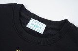 Men's casual SWAN print Long sleeve Sweatshirt black C09