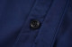 Men's casual Cotton Print Long sleeve Jacket blue 9629