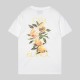 23SS adult Cotton casual fruit Print short sleeved Crewneck t shirt Tees Clothing oversized white G1020