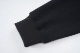 Men's casual Cotton fruit Print Long sleeve hoodies black C559