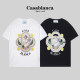 23SS adult Cotton casual character Print short sleeved Crewneck t shirt Tees Clothing oversized black G1060