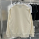 Men's casual Cotton love Print Long sleeve Sweater apricot