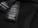 Men's casual Cotton Print Long sleeve Jacket set black 6001