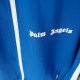 Men's casual Cotton Print Long sleeve Jacket set lake blue 6001