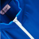 Men's casual Cotton Print Long sleeve Jacket set lake blue 6001