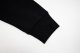 Men's casual Cotton Alphabet Print Long sleeve Sweater black