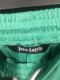 Men's casual Cotton Print Long sleeve Jacket set green 6001
