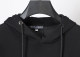 Men's casual Cotton Print Long sleeve hoodies Tracksuit Set black KK-38017