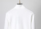 Men's casual Cotton Long sleeve Jacket Tracksuit set white KK-38041