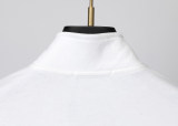 Men's casual Cotton Long sleeve Jacket Tracksuit set white KK-38041