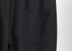 Men's casual Cotton jacquard Long sleeve Jacket Tracksuit Set black KK-38008