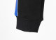 Men's casual Cotton jacquard Long sleeve Cardigan hoodies Tracksuit Set Black KK-38026
