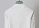 Men's casual Cotton jacquard Long sleeve Jacket Tracksuit Set white KK-38001
