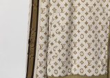 Men's casual Cotton jacquard Long sleeve Jacket Tracksuit Set brown KK-38028