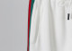 Men's casual Cotton jacquard Long sleeve Jacket Tracksuit Set white KK-38001