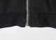 Men's casual Cotton jacquard Long sleeve Jacket Tracksuit Set black KK-38013
