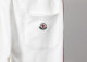 Men's casual Cotton jacquard Long sleeve Jacket Tracksuit Set white KK-38033
