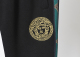 Men's casual Cotton embroidery Long sleeve Jacket Tracksuit Set black KK-38007