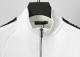 Men's casual Cotton  jacquard Long sleeve Jacket Tracksuit Set white KK-38023