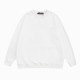 Men's casual jacquard Long sleeve Sweatshirt white 8301