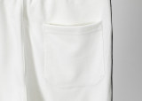 Men's casual Cotton jacquard Long sleeve Cardigan hoodies Tracksuit set white KK-38027