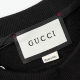 unisex casual Alphabet Print Long sleeve Sweatshirt Black A02