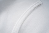 Men's casual Cotton Alphabet embroidery Long sleeve hoodies white F113