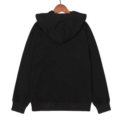 Men's casual Cotton Alphabet Print Long sleeve hoodies black F93