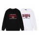 Men's casual Alphabet Print Long sleeve Sweatshirt white K670