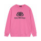 Men's casual Alphabet Print Long sleeve Sweatshirt pink K663