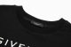 Men's casual key Alphabet Print Long sleeve Sweatshirt black K676