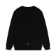 Men's casual key Alphabet Print Long sleeve Sweatshirt black K676