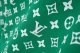 Men's casual Cotton Alphabet Print Long sleeve hoodies green 7207