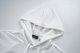 Men's casual Cotton Alphabet Print Long sleeve hoodies white C558