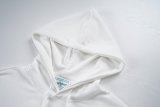 Men's casual Cotton plant Alphabet Print Long sleeve hoodies white C557