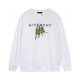 Men's casual key Alphabet Print Long sleeve Sweatshirt white K676