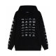 Men's casual Cotton Alphabet Print Long sleeve hoodies black K695