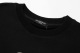 Men's casual Alphabet Print Long sleeve Sweatshirt black white K663