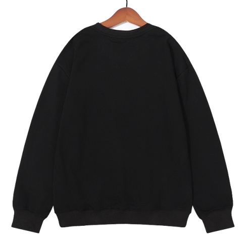 Men's casual embroidery Long sleeve Sweatshirt Black F88