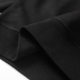 unisex casual Alphabet Print Long sleeve Sweatshirt black A08
