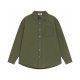 Men's 23ss Classic Pocket Embroidered Shirt Green K692