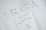 Men's autumn winter letter logo three-dimensional embroidered hoodie white V70