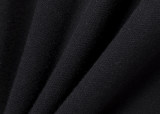 Men's casual Cotton jacquard Long sleeve Cardigan Sweater black 3031