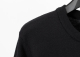 Men's casual Cotton jacquard Long sleeve round neck Sweater black 3013