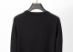 Men's casual Cotton stripe jacquard Long sleeve Cardigan Sweater black 3003