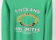 Men's casual Cotton jacquard Long sleeve round neck Sweater Green 3015