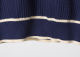 Men's casual Cotton jacquard Long sleeve V-neck Sweater blue 3028