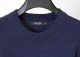 Men's casual Cotton jacquard Long sleeve Cardigan Sweater blue 3020