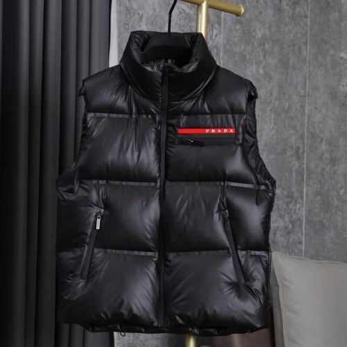 Men's winter thickened warm Down vest black PR66